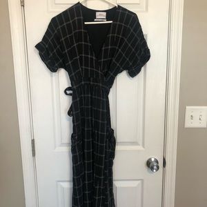 Urban Outfitters Gloria Midi Wrap Dress